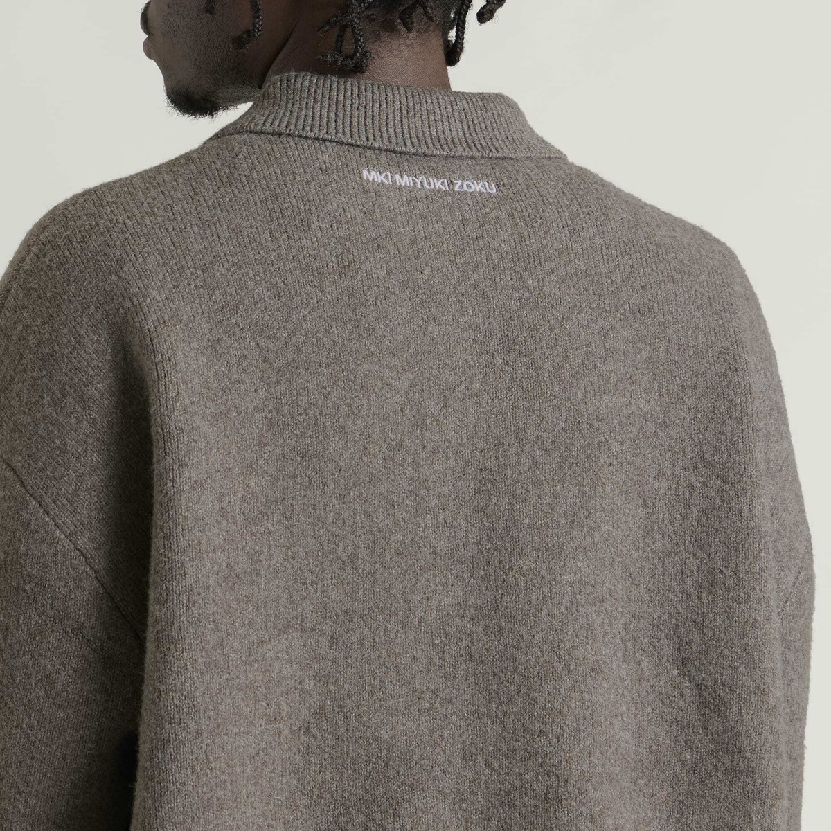 MKI Men's Double Knit Rugby in Brown
