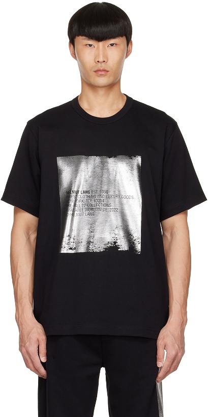 Photo: Helmut Lang Black Cotton T-Shirt