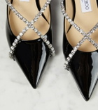 Jimmy Choo Genevi embellished leather ballet flats
