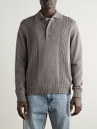 Frescobol Carioca - Romano Cotton and Cashmere-Blend Polo Sweater - Brown