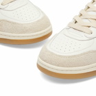 Stepney Workers Club Men's Pro Cup 01 S-Strike Leather Sneaker in Spring White
