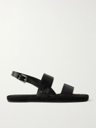 Castañer - Ken Leather Sandals - Black