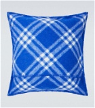 Burberry Checked wool cushion