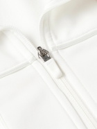 Nike Tennis - Court Heritage Logo-Appliquéd Tech-Jersey Tennis Jacket - White