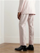 TOM FORD - Atticus Slim-Fit Tapered Wool and Silk-Blend Twill Suit Trousers - Pink