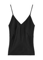 Fleur OF England Fleur De Jour Silk-satin Pyjama top Black