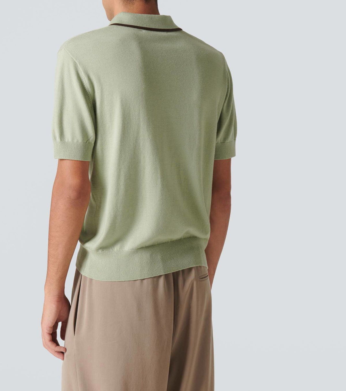King & Tuckfield Wool polo shirt
