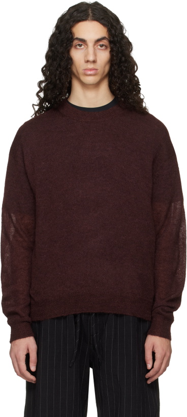 Photo: Studio Nicholson Burgundy Gulf Sweater