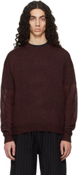 Studio Nicholson Burgundy Gulf Sweater
