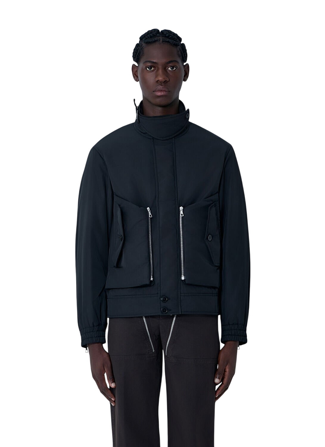 ジャケット・アウター DRIES VAN NOTEN VEBER JACKET BLACK Dries Van Noten Black Veber Jacket Dries Van Noten