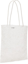 Cordera Silver Handmade Beaded Tote