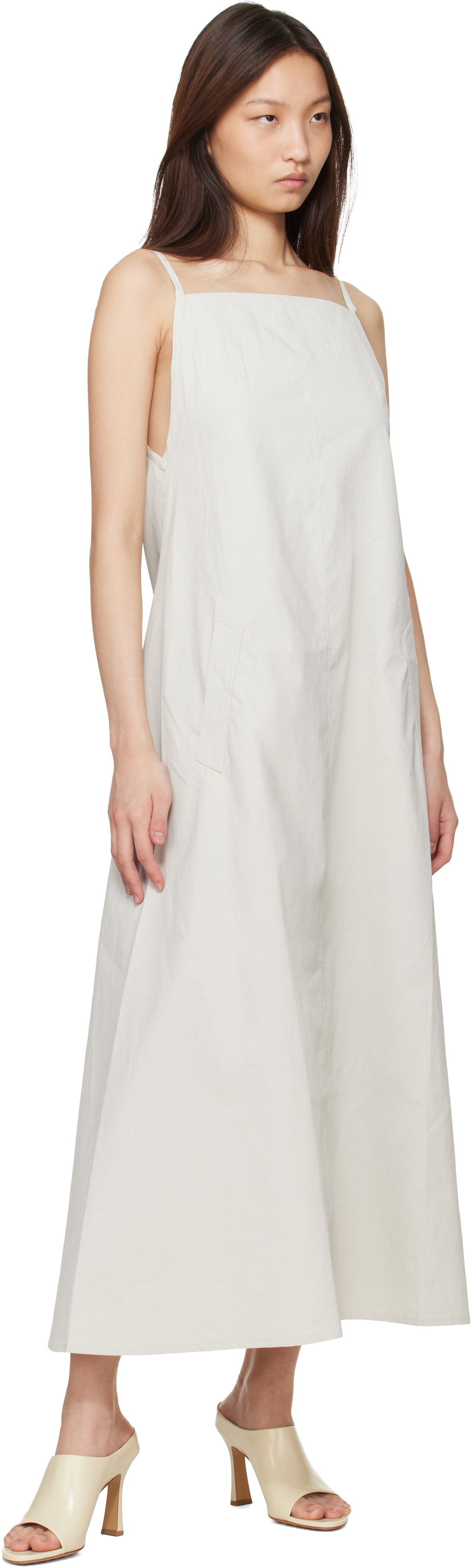 Studio Nicholson Beige Chrono Maxi Dress