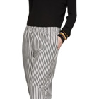 Nanamica Grey Vertical Stripe Trousers