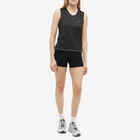 SOAR Women's Printed Singlet in Black