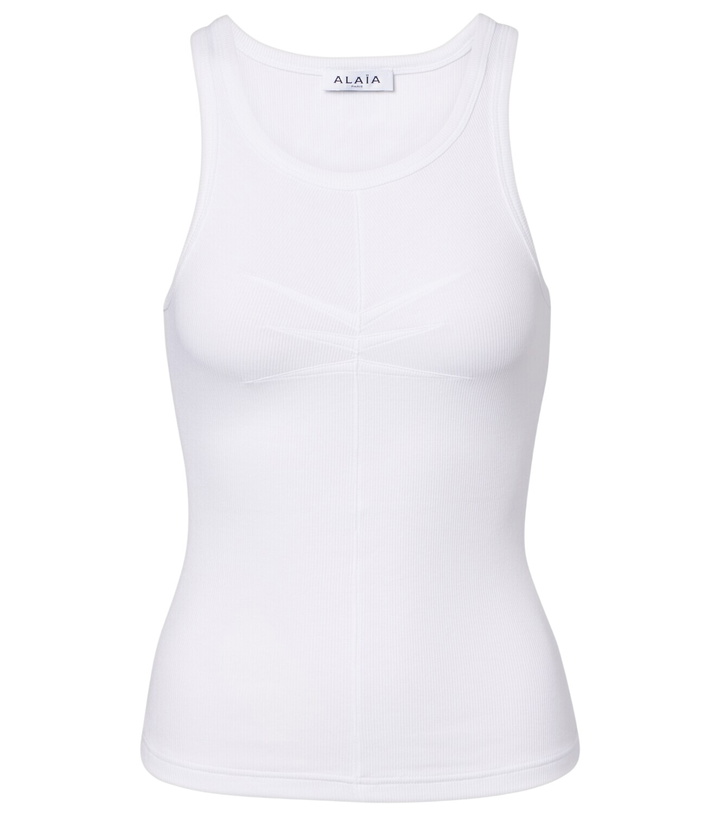 Photo: Alaïa Jersey tank top
