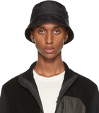 Z Zegna Black Nylon Bucket Hat