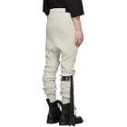 Unravel Beige Distressed Waffle Lounge Pants