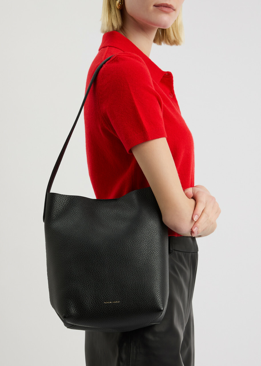 Mansur Gavriel Mini Everyday Cabas Grained-leather Shoulder