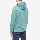 A.P.C. Men's A.P.C Marvin Embroidered Logo Hoody in Grey Green