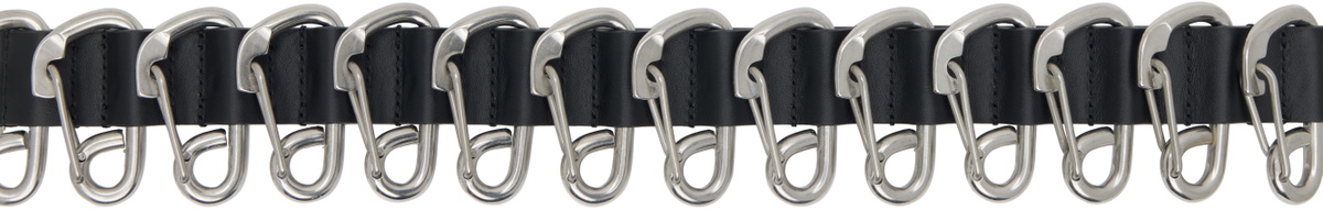 HELIOT EMIL Black Aurora Carabiner Belt