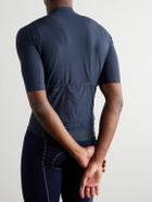 Pas Normal Studios - Escapism Slim-Fit Logo-Print Stretch-Ripstop Cycling Jersey - Blue