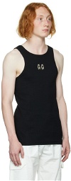 44 Label Group Black Embroidered Tank Top