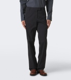 Miu Miu Cotton-blend poplin straight pants