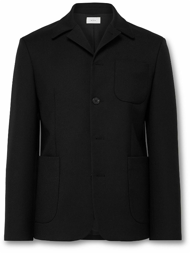 Photo: The Row - Lionell Slim-Fit Wool-Twill Jacket - Black