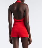 Retrofête Sandra knitted shorts