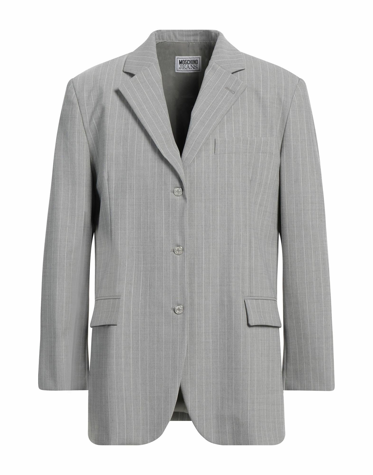 Moschino Jeans Womens Blazer in Light grey