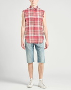 Ferragamo Mens Shirt in Red