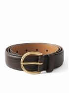 MORJAS - 3cm Full-Grain Leather Belt - Brown