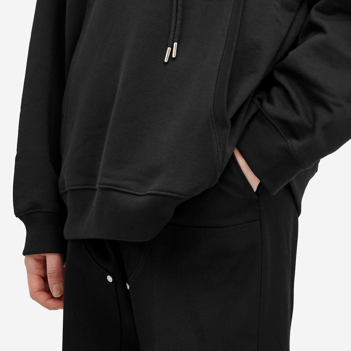 Palm Angels Men's Monogram Workwear Pants in Black Palm Angels