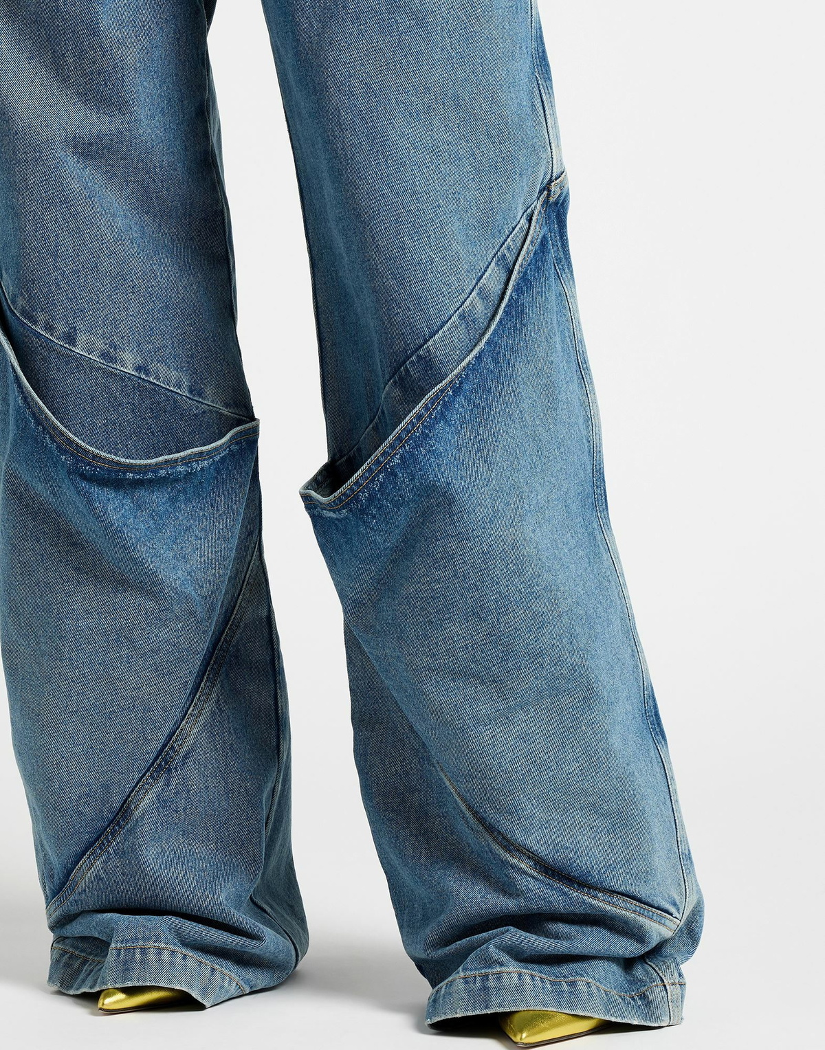 The Attico Womens Jeans in Blue