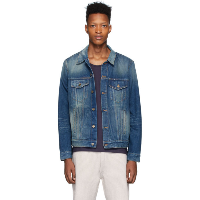 Alanui Blue Denim Landscape Jacket Alanui