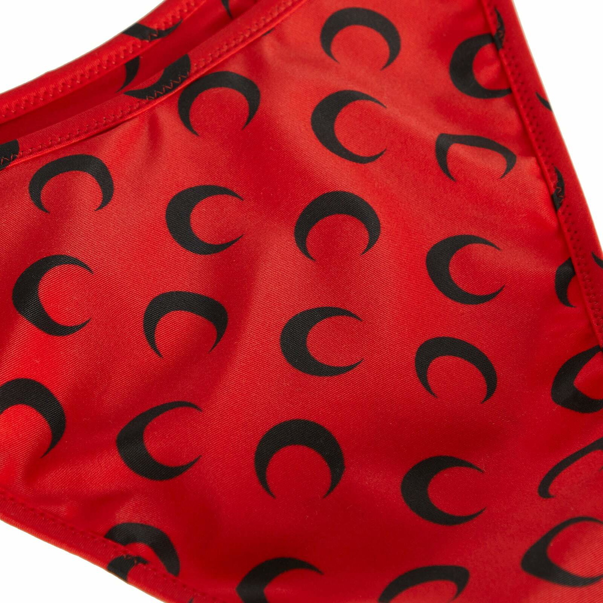Marine Serre Women's Swimwear Jersey Bikini in Red