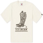 ICECREAM Men's Boots T-Shirt in Cream