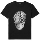 Alexander McQueen - Printed Cotton-Jersey T-shirt - Men - Black