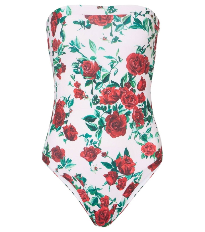 Photo: Alexandra Miro Whitney floral belted swimsuit