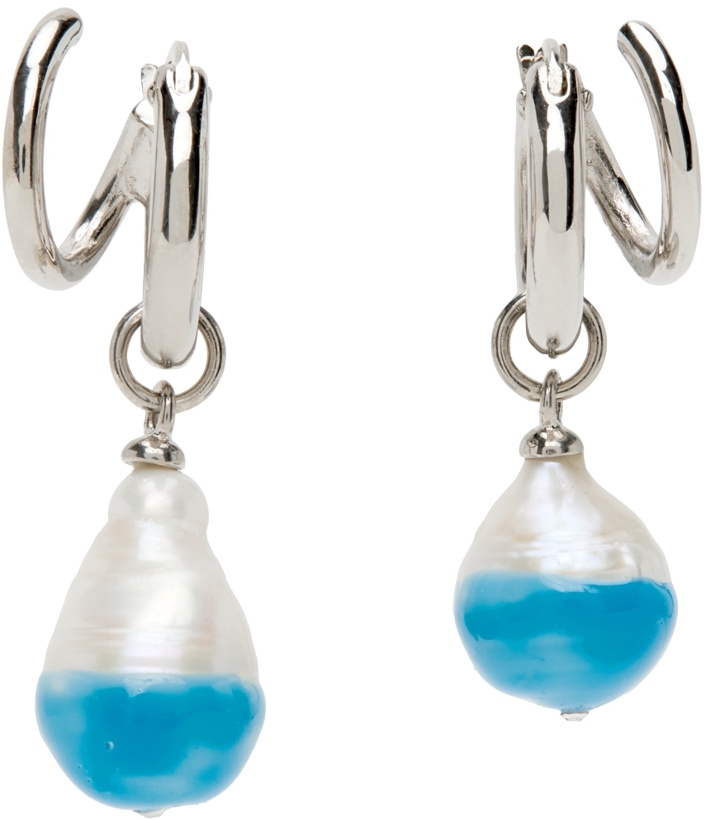Photo: Panconesi Blue & Silver Stellar Pearl Earrings