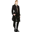 Ann Demeulemeester Black Mustang Cropped Trousers