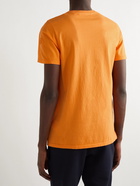 Moncler Genius - 2 Moncler 1952 Garment-Dyed Printed Cotton-Jersey T-Shirt - Orange