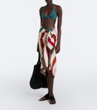 Eres Modernity cotton and silk beach cover-up