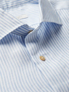 Boglioli - Striped Linen Shirt - Blue