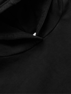 RHUDE - Rhacer 3 Oversized Printed Loopback Cotton-Jersey Hoodie - Black - S