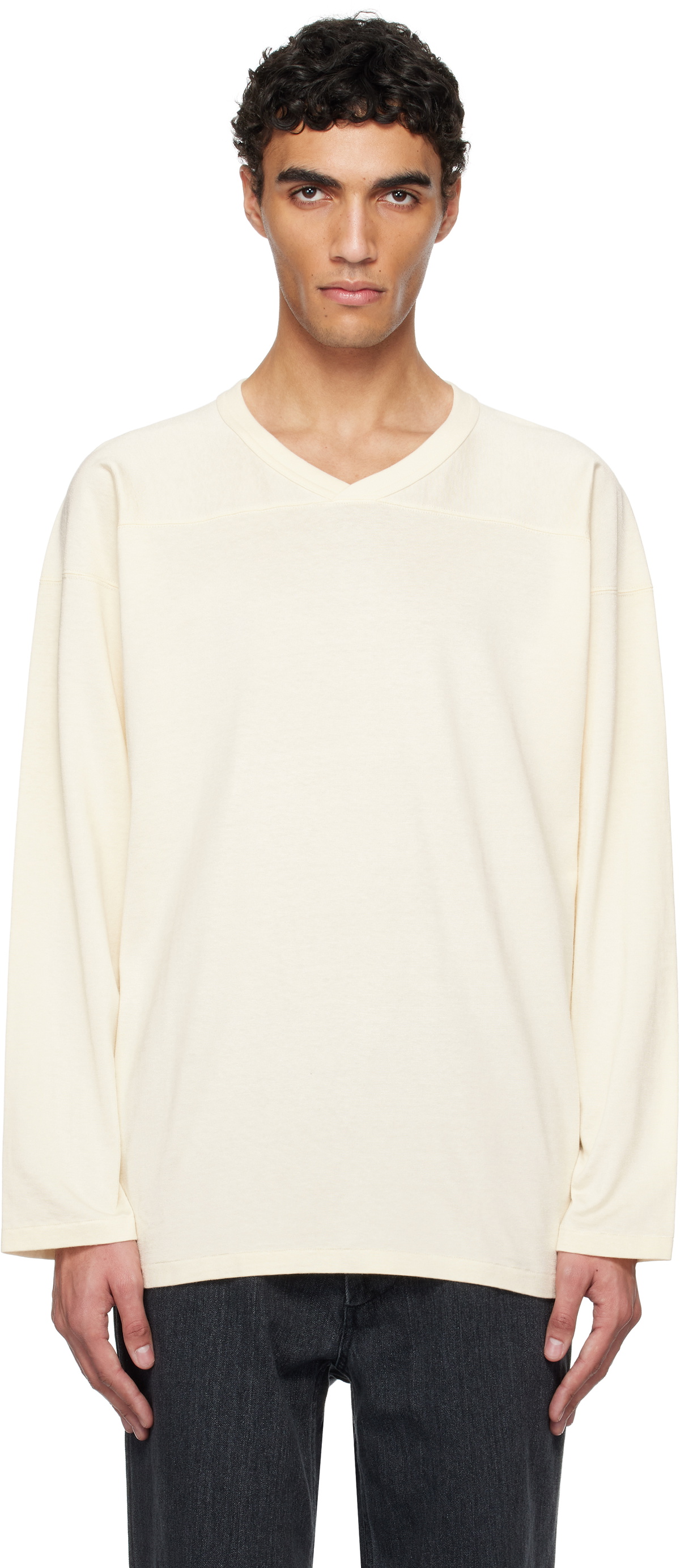 nanamica loopwheel jersey tee tシャツ white Nanamica Men's Loopwheel COOLMAX Jersey T-Shirt in White