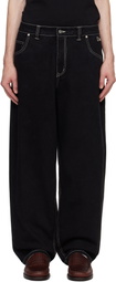 Dime Black Classic Baggy Jeans