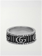 GUCCI - Engraved Silver Ring - Silver