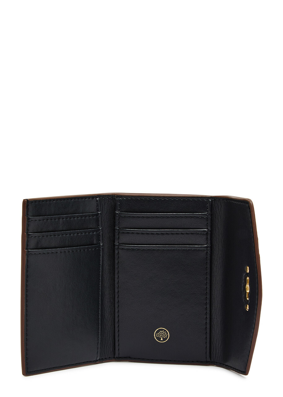 Mulberry Darley Folded Grained Leather Wallet - Beige - One Size