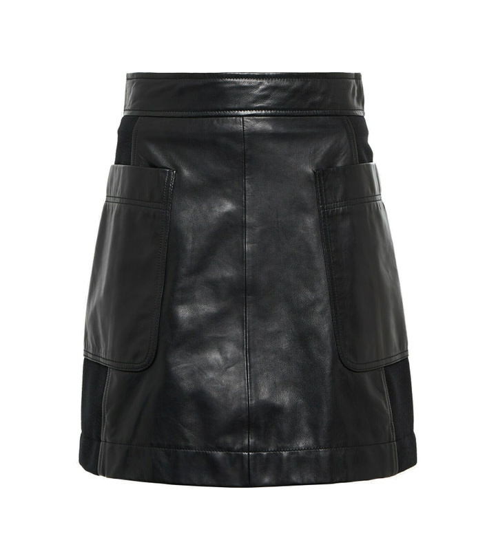 Photo: See By Chloe - Leather miniskirt